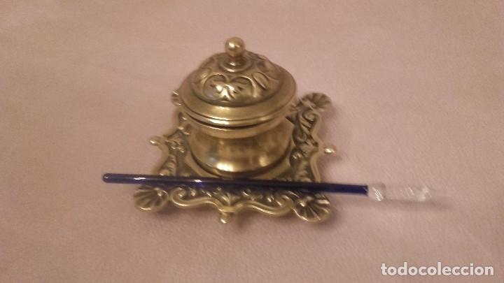 Antig&uuml;edades: Escribania de bronce - Foto 2