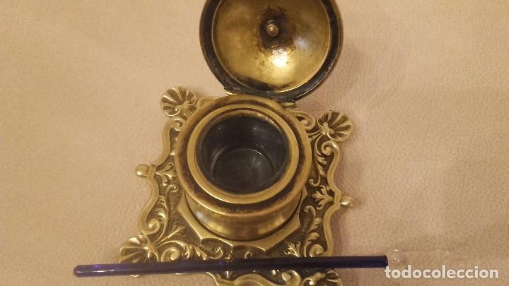 Antig&uuml;edades: Escribania de bronce - Foto 3