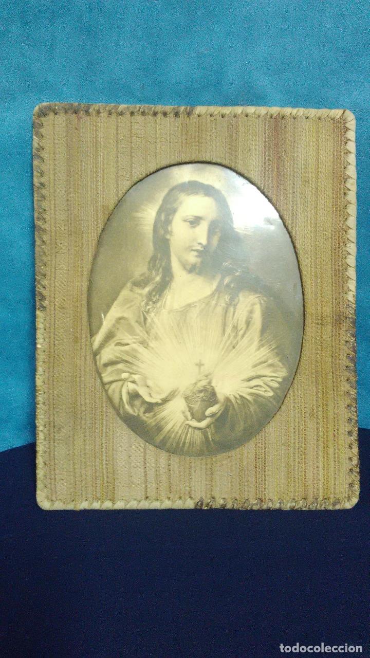 Antig&uuml;edades: GRABADO SAGRADO CORAZON - Foto 1