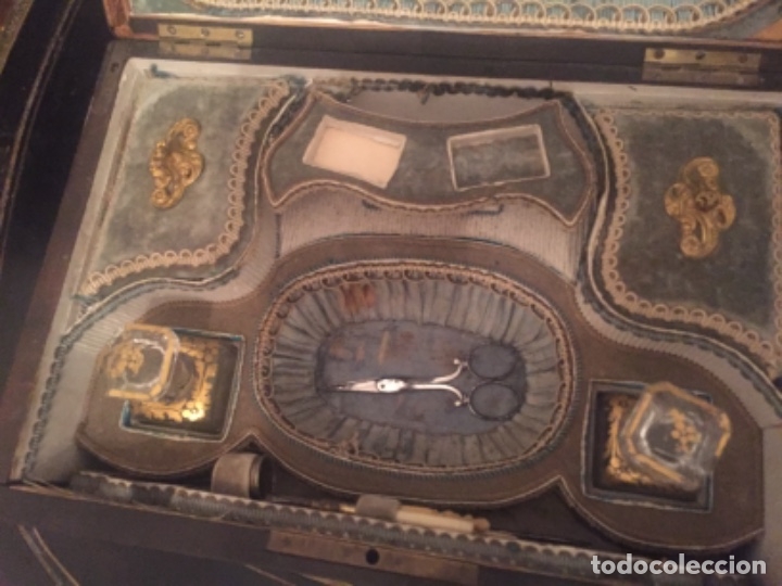 Antig&uuml;edades: Caja Costurero Napoleon III - Foto 9