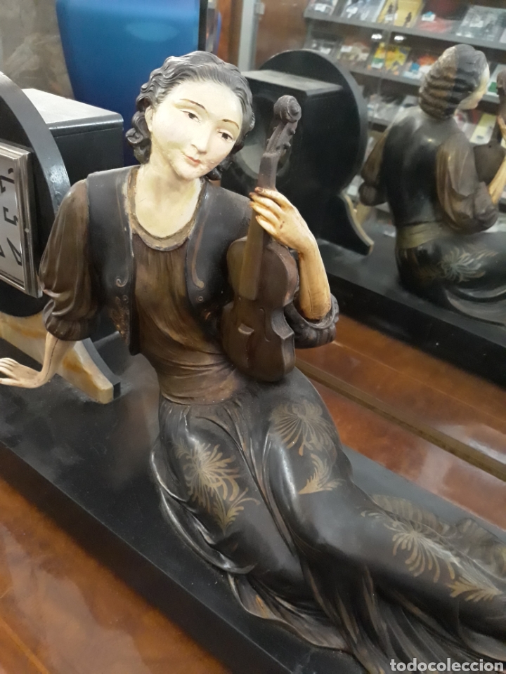 Antig&uuml;edades: Antiguo reloj de sobremesa - Foto 8