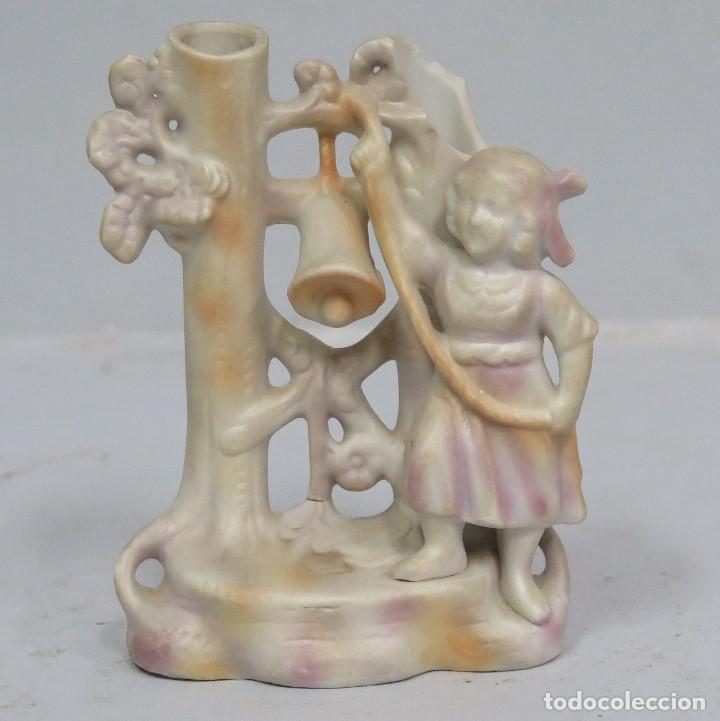 Antig&uuml;edades: BONITA FIGURA DE BISCUIT PORCELANA. FINALES SIGLO XIX