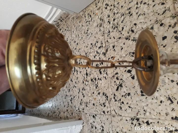 Antig&uuml;edades: Lampara bronce - Foto 3