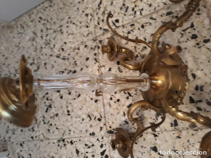 Antig&uuml;edades: Lampara bronce - Foto 4