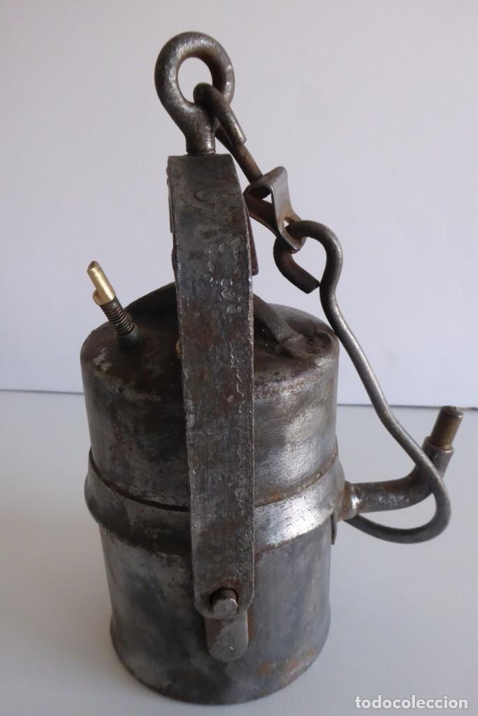 Antig&uuml;edades: ANTIGUO CANDIL DE CARBURO - Foto 1
