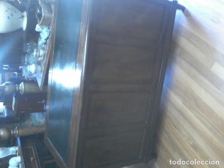 Antig&uuml;edades: ANTIGUA MESA ESCRITORIO DE NOGAL - Foto 5