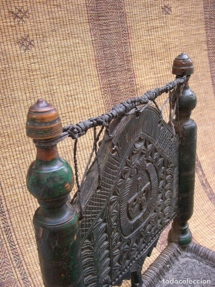 Antig&uuml;edades: ANTIGUA SILLA AFGANISTAN - Foto 5