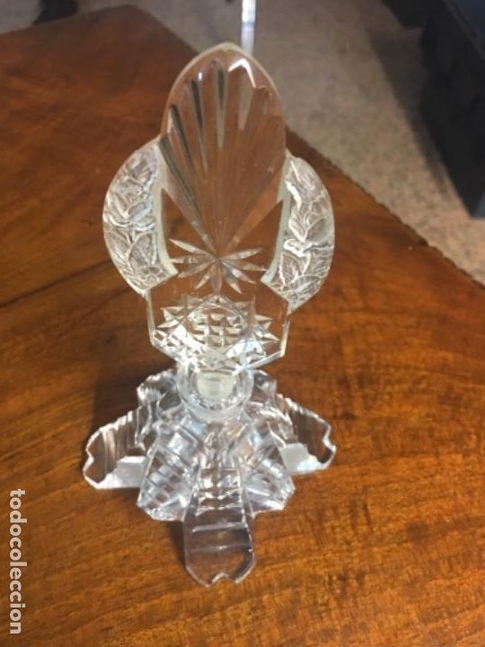 Antig&uuml;edades: Perfumero cristal tallado - Foto 2