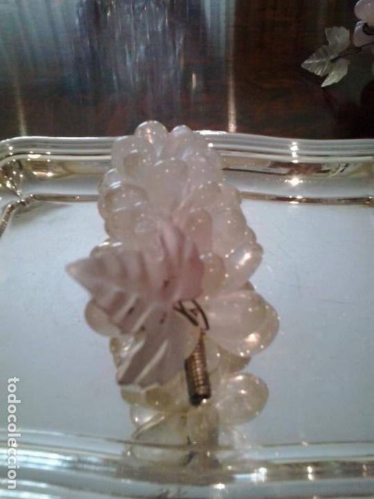 Antig&uuml;edades: Racimo uvas cuarzo rosa ,S XX - Foto 2