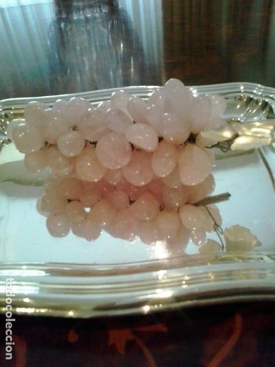 Antig&uuml;edades: Racimo uvas cuarzo rosa ,S XX - Foto 5