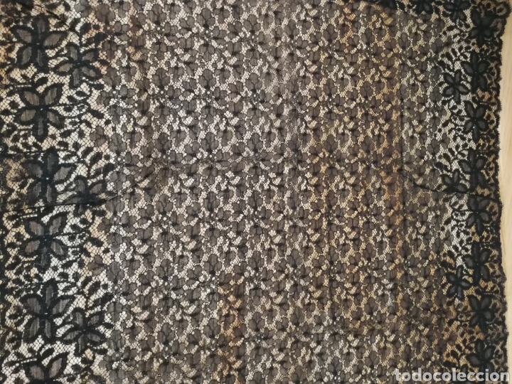 Antig&uuml;edades: ANTIGUO VELO MANTILLA ENCAJE - Foto 1