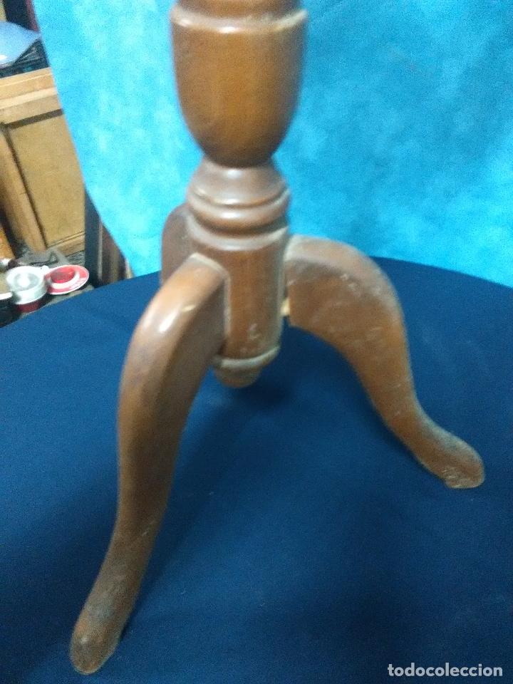 Antig&uuml;edades: MACETERO  MADERA TORNEADA - Foto 3
