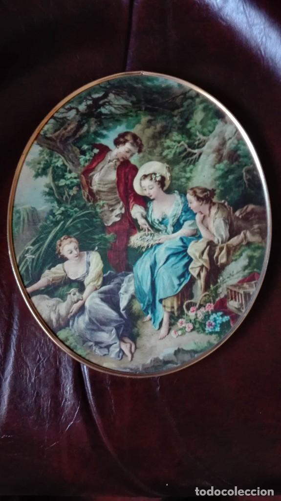 Oggetti Antichi: Escena romantica,Cromografia.