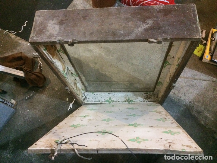 Antig&uuml;edades: CUADRO VITRINA DE PARED DEL SIGLO XIX - Foto 4
