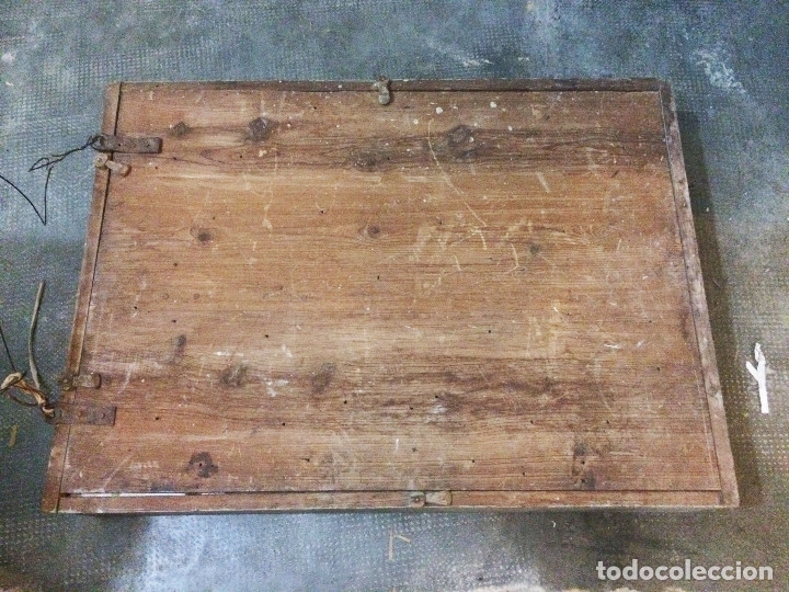 Antig&uuml;edades: CUADRO VITRINA DE PARED DEL SIGLO XIX - Foto 7