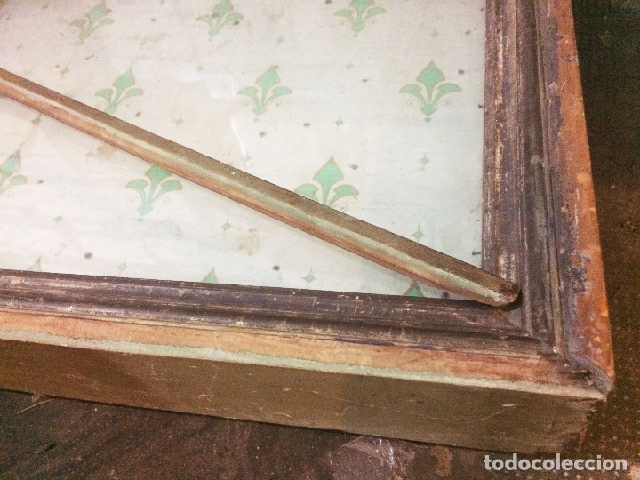 Antig&uuml;edades: CUADRO VITRINA DE PARED DEL SIGLO XIX - Foto 10
