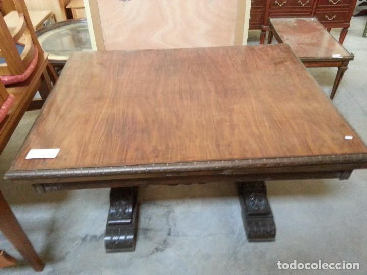 Antig&uuml;edades: Mesa bolillo extensible - Foto 1