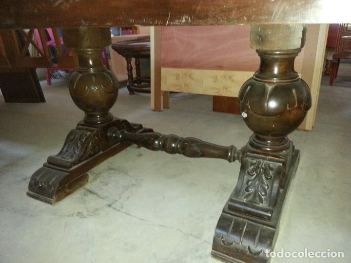 Antig&uuml;edades: Mesa bolillo extensible - Foto 3