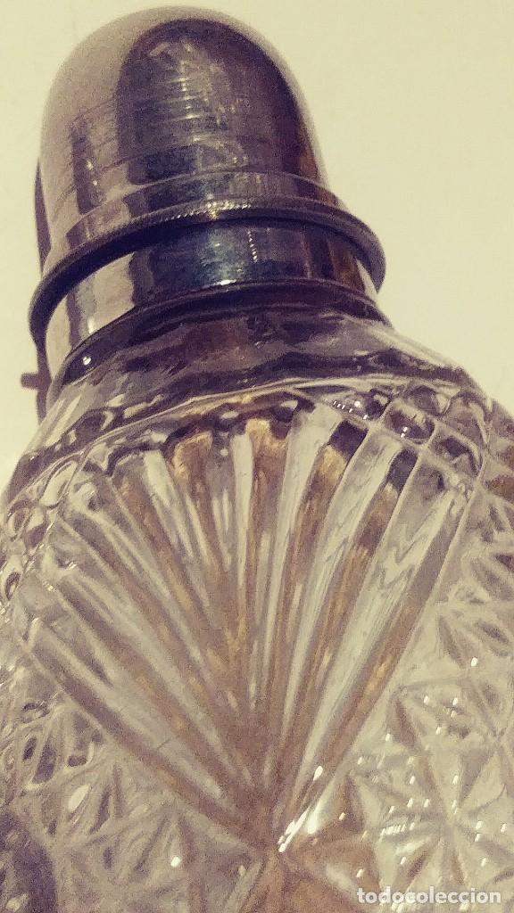 Antig&uuml;edades: perfumero de cristal tallado - Foto 9