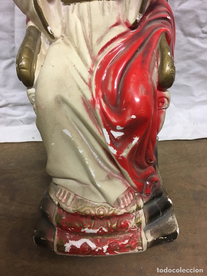 Antig&uuml;edades: Coraz&oacute;n de Jes&uacute;s en yeso - Foto 4