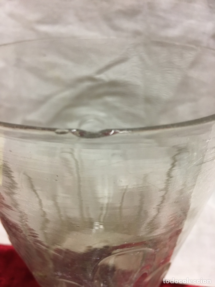 Antig&uuml;edades: Vaso de vidrio - Foto 3