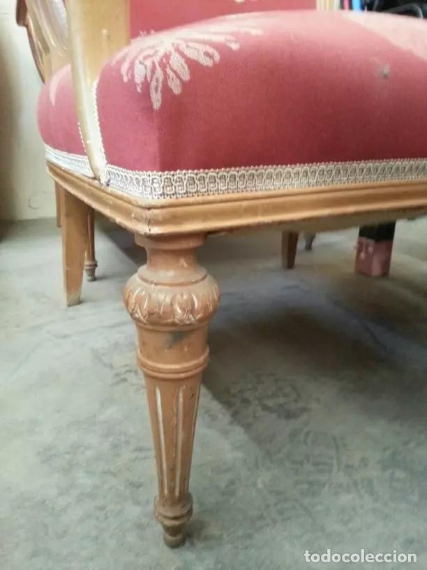 Antig&uuml;edades: SILL&Oacute;N TAPIZADO MODERNISTA - Foto 3