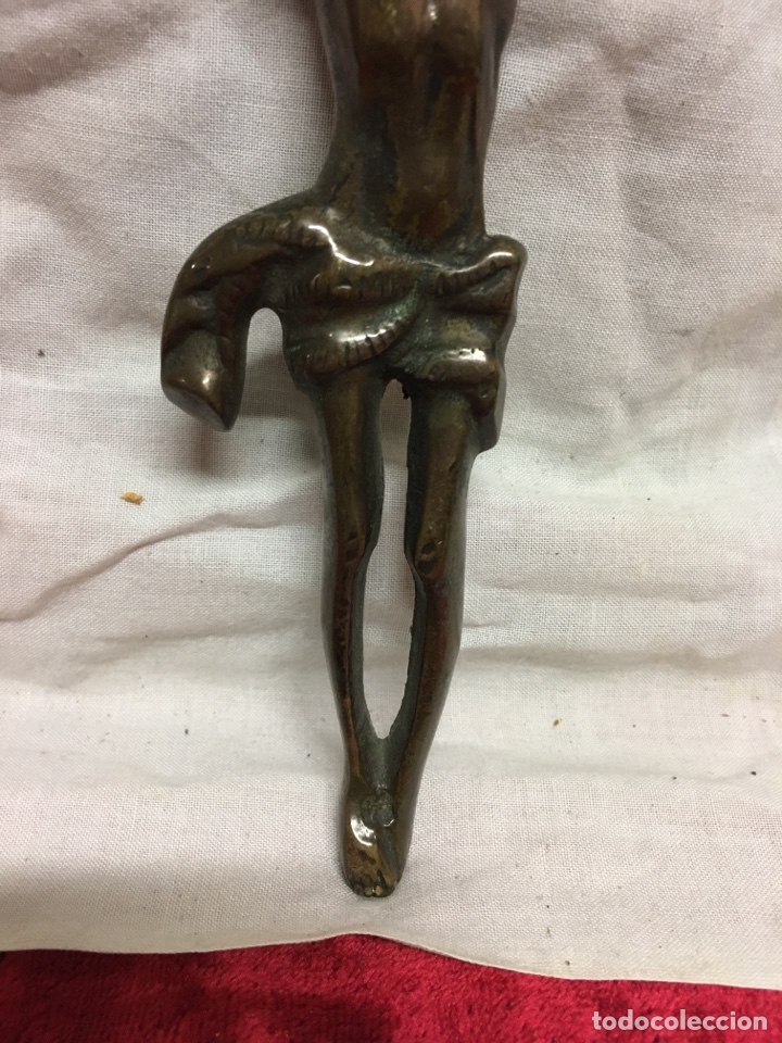 Antig&uuml;edades: Cristo de bronce - Foto 3