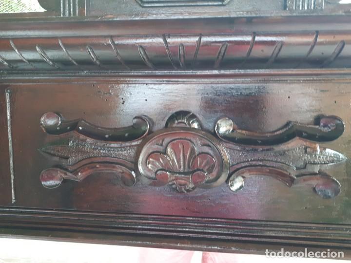 Antig&uuml;edades: antiguo espejo de madera - Foto 3