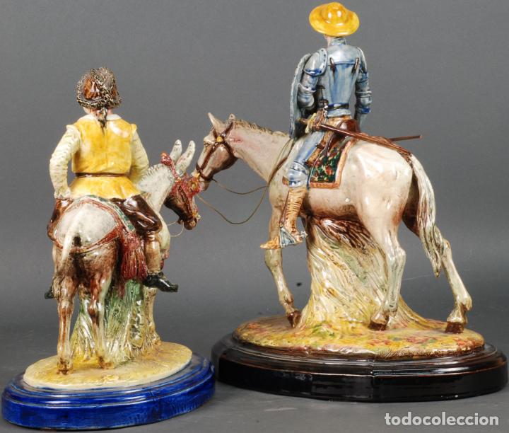 don quijote y sancho panza en cerámica vidriada - Comprar ...