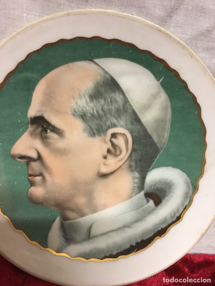 Antig&uuml;edades: Plato de opalina - Foto 2