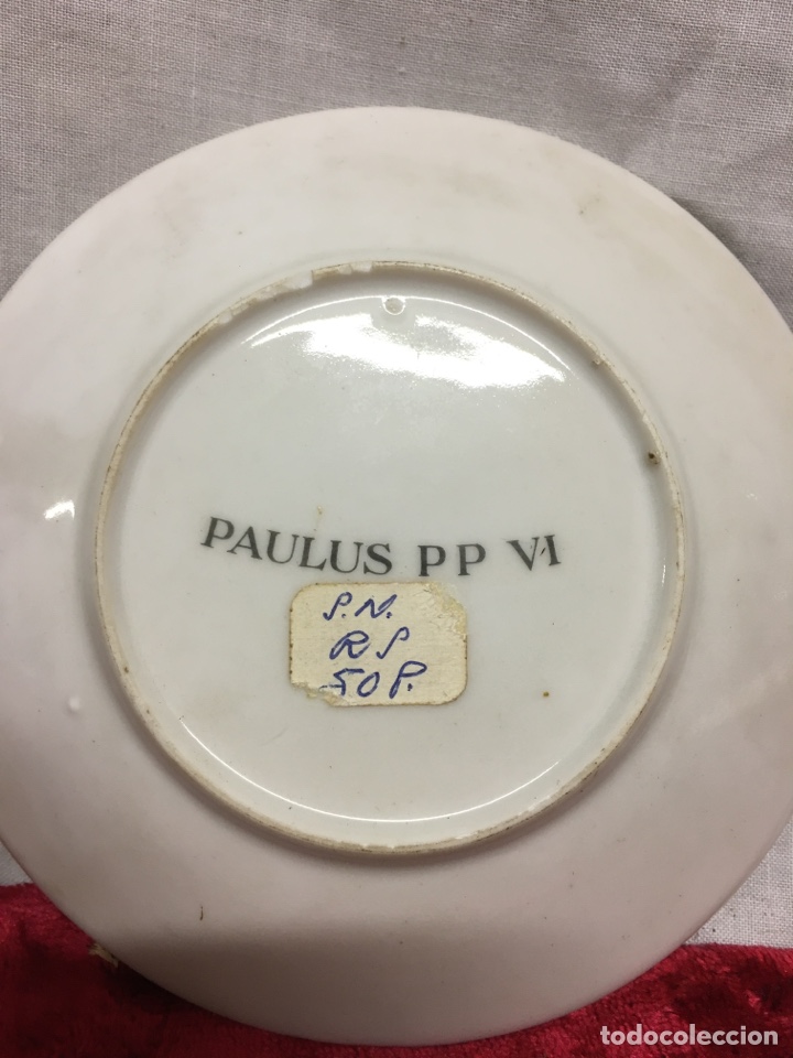 Antig&uuml;edades: Plato de opalina - Foto 3