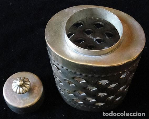 Antig&uuml;edades: FUNDA BOTELLA METAL - Foto 2