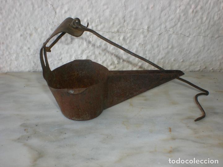 Antig&uuml;edades: CANDIL LAMPARA DE ACEITE