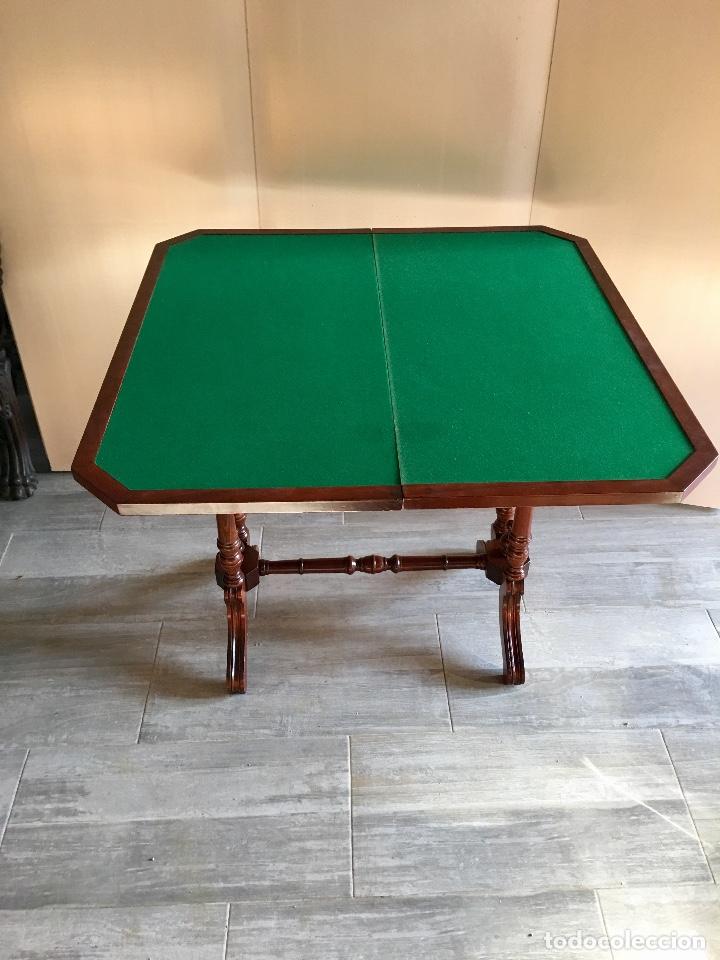 Antig&uuml;edades: ANTIGUA MESA DE JUEGOS - Foto 5