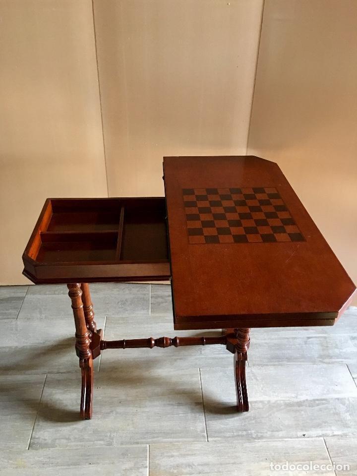 Antig&uuml;edades: ANTIGUA MESA DE JUEGOS - Foto 6
