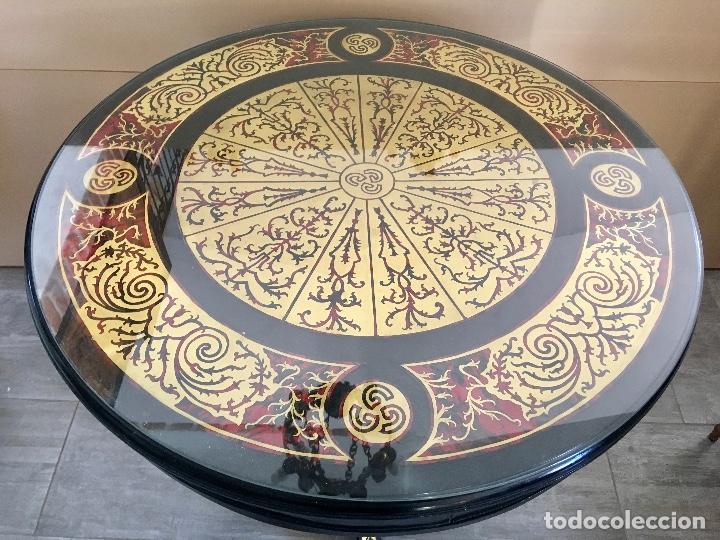 Antig&uuml;edades: MESA ESTILO NAPOLEON III - Foto 4