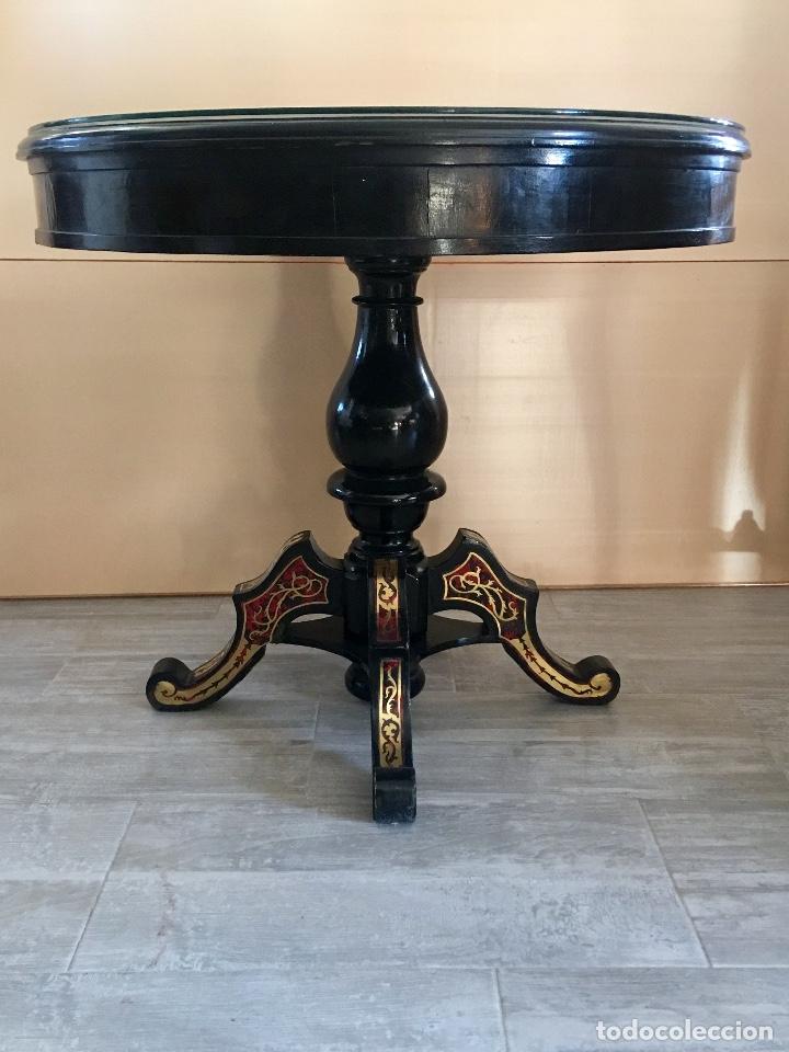 Antig&uuml;edades: MESA ESTILO NAPOLEON III - Foto 10