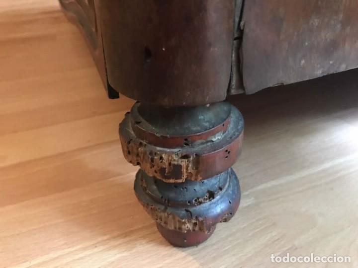 Antig&uuml;edades: C&Oacute;MODA CATALANA DE CAOBA CON MARMOL. - Foto 9