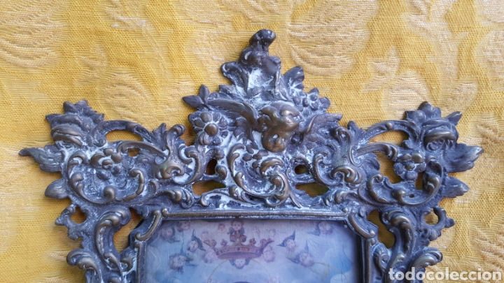 Antig&uuml;edades: MARCO ANTIGUO DE BRONCE - Foto 2