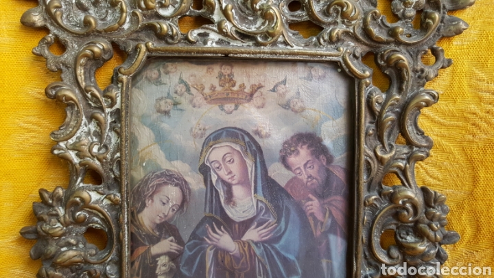 Antig&uuml;edades: MARCO ANTIGUO DE BRONCE - Foto 3