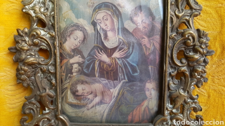 Antig&uuml;edades: MARCO ANTIGUO DE BRONCE - Foto 4