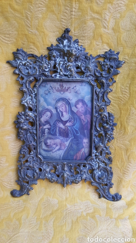 Antig&uuml;edades: MARCO ANTIGUO DE BRONCE - Foto 12