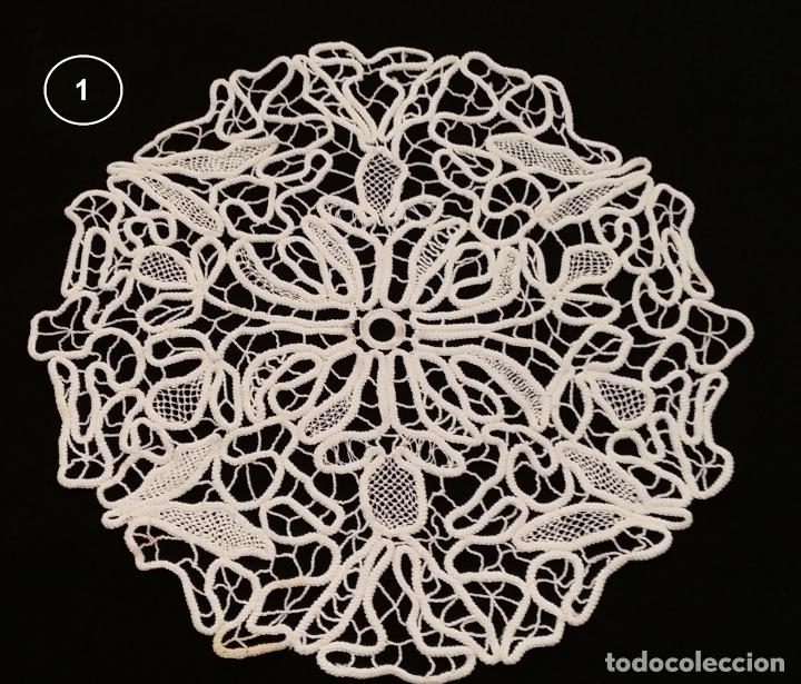 Antig&uuml;edades: Encaje macram&eacute; dos tapetes - Foto 4