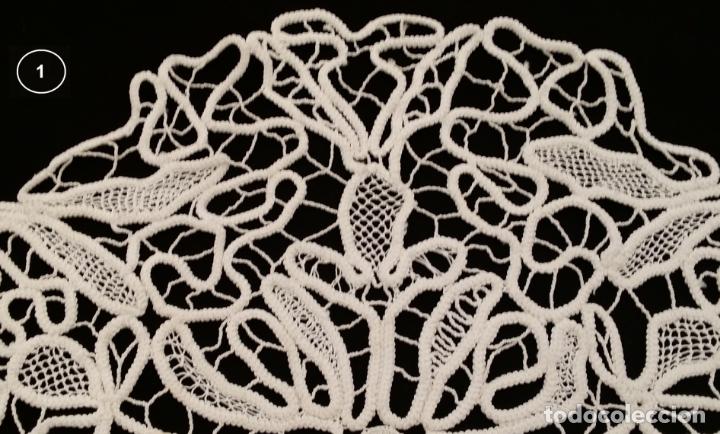 Antig&uuml;edades: Encaje macram&eacute; dos tapetes - Foto 5