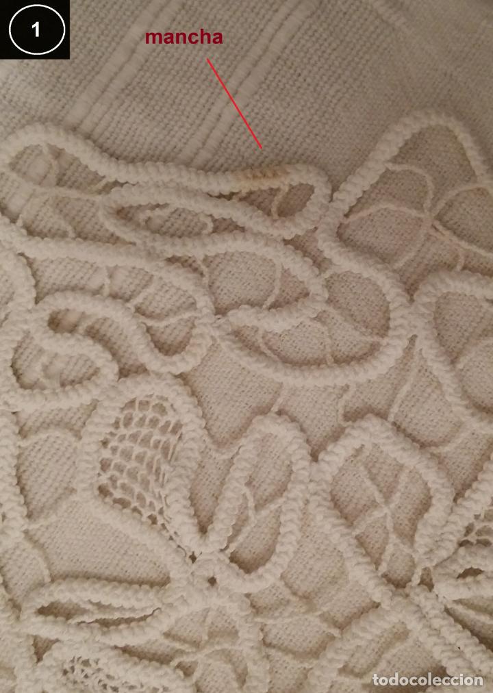 Antig&uuml;edades: Encaje macram&eacute; dos tapetes - Foto 9