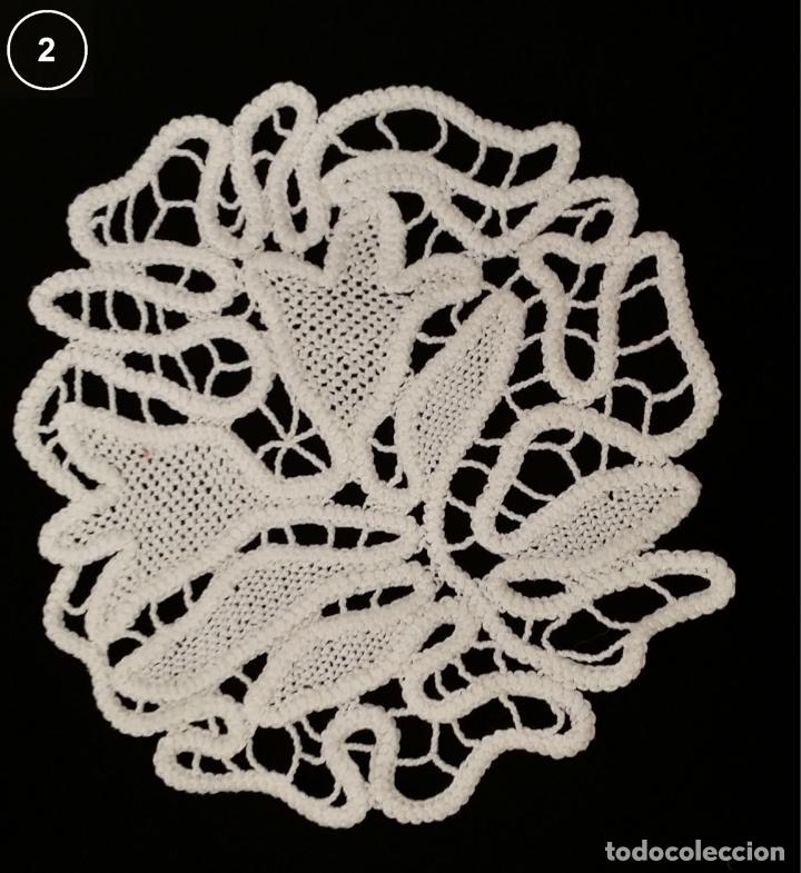 Antig&uuml;edades: Encaje macram&eacute; dos tapetes - Foto 10