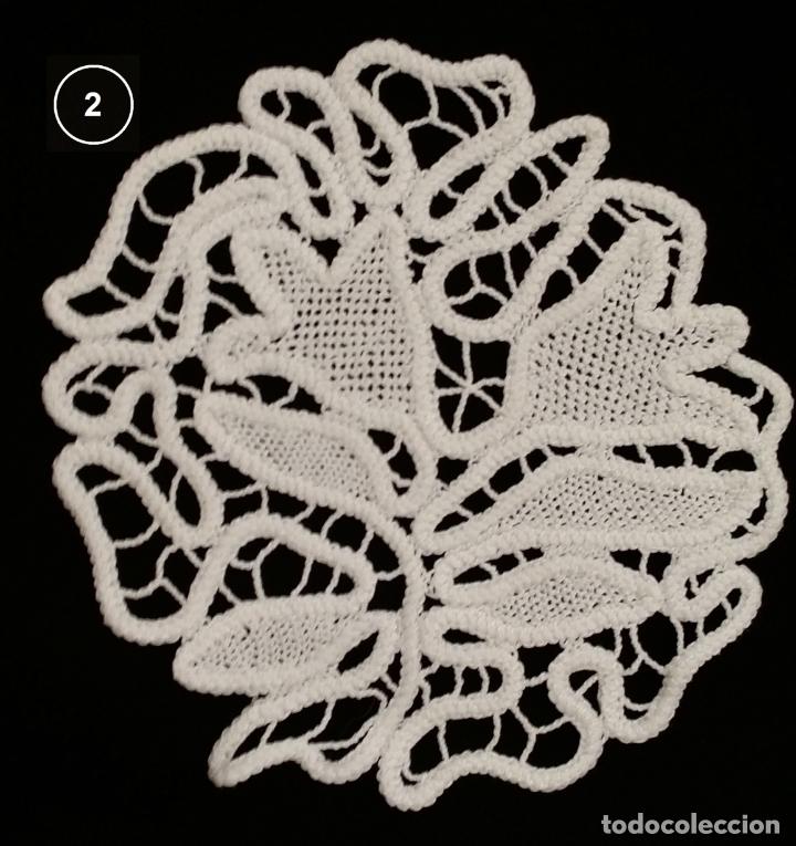 Antig&uuml;edades: Encaje macram&eacute; dos tapetes - Foto 11