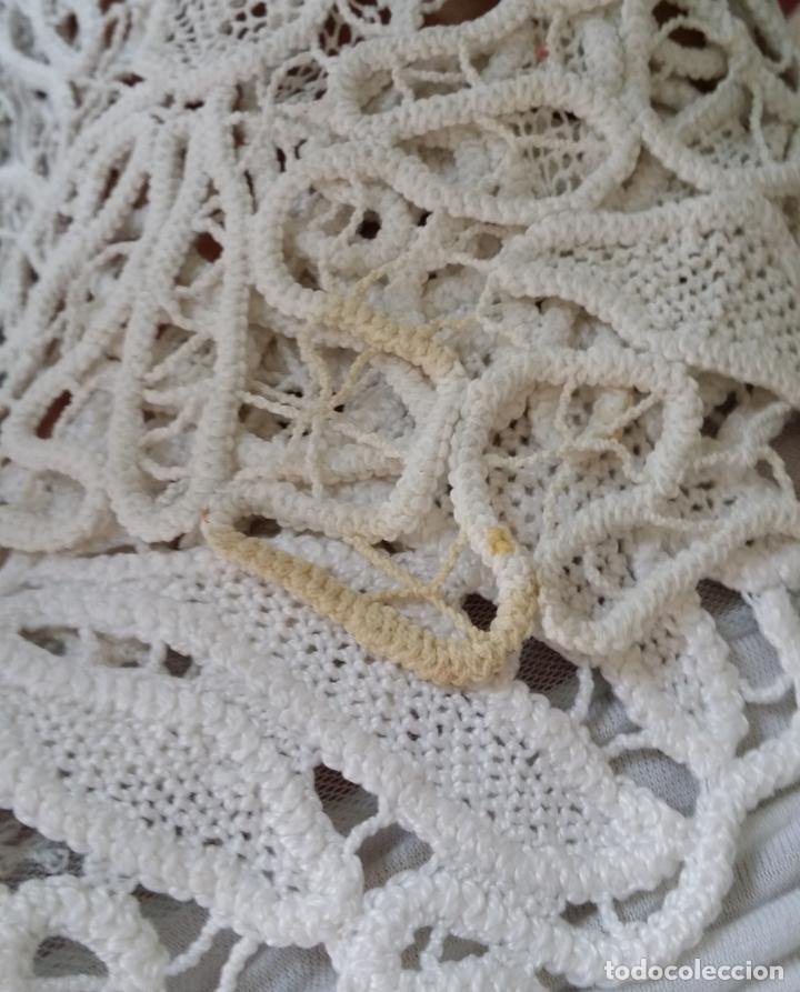 Antig&uuml;edades: Encaje macram&eacute; dos tapetes - Foto 12