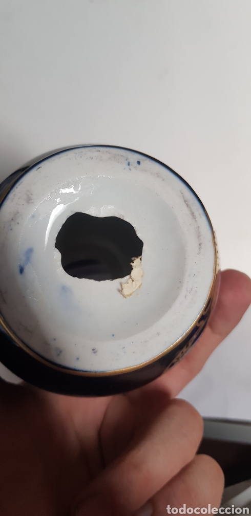 Antig&uuml;edades: Jarr&oacute;n de porcelana pintado - Foto 3
