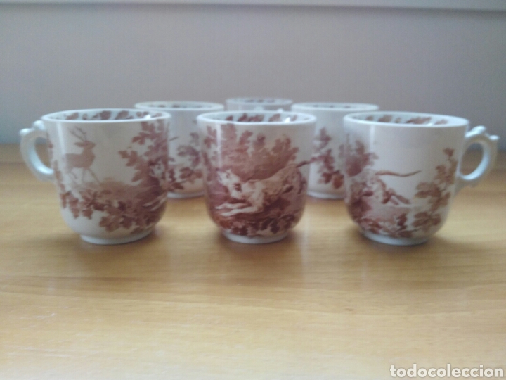 juego de cuatro tazas cafe con leche de ceramic - Compra venta en  todocoleccion